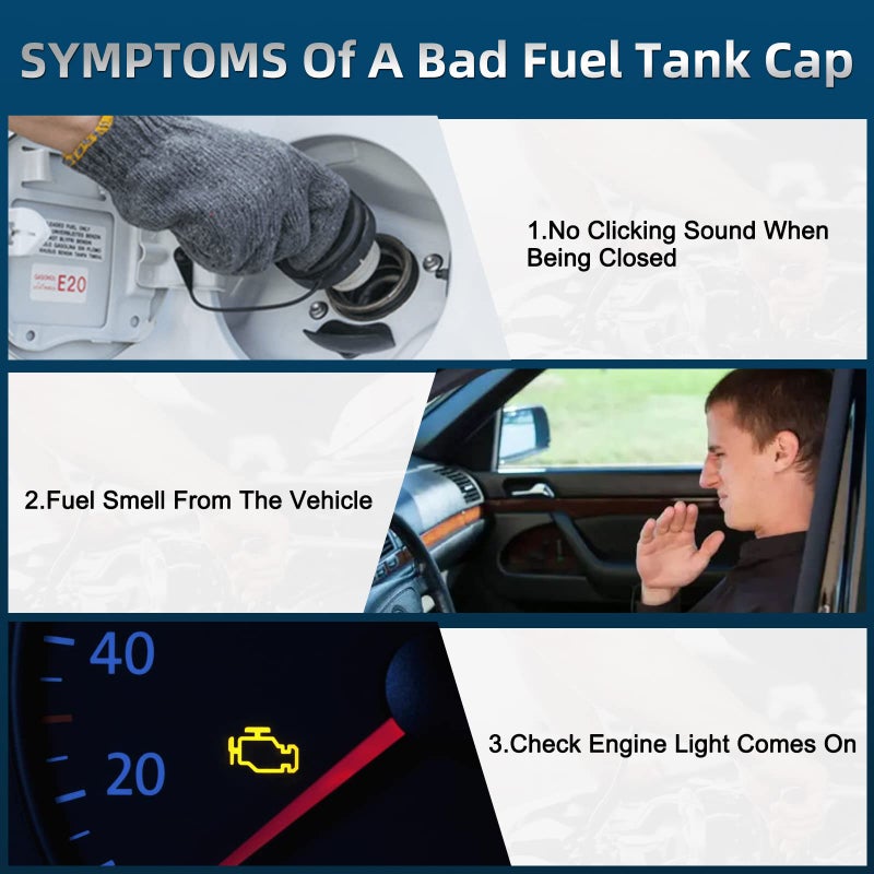 AUTOBABA غطاء خزان الوقود غطاء غاز متوافق مع Camry 4Runner Avalon Corolla Highlander Sienna Tacoma Tundra FJ Land Cruiser Matrix Rav4 Sequoia Yaris ES GS IS GX LX RX استبدال # 77300-06040 - Image 2